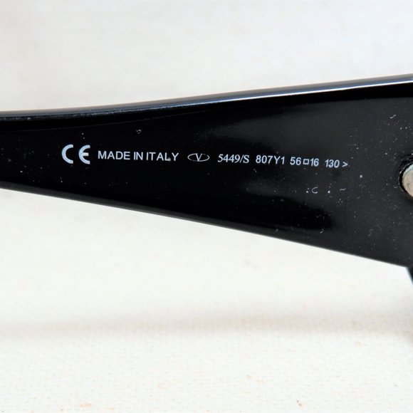 Valentino Black 5449/S 807Y1 Sunglasses